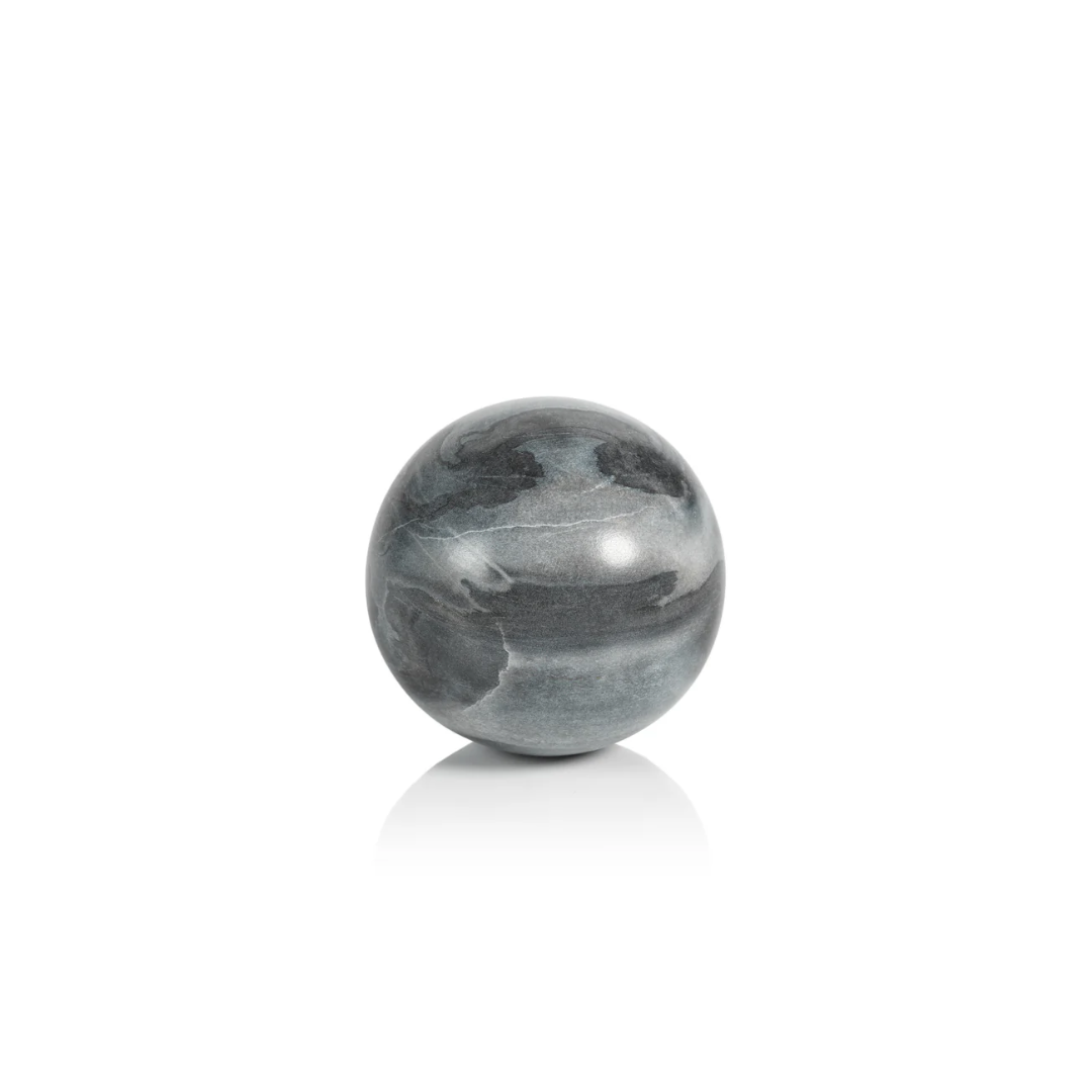 Medium Grey Marble Ball