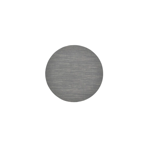 Round Basketweave Grey Placemat