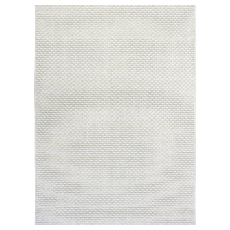 White Basketweave 2x4 Rug