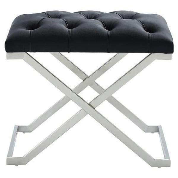 Kylie Bench Black and Silver - Boutique Marie Dumas