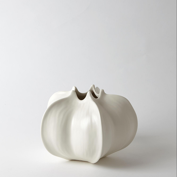 Small Carambola White Vase