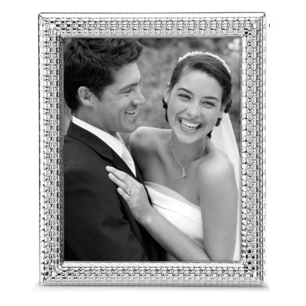Reed & Barton Watchband Silver 8x10 Frame 