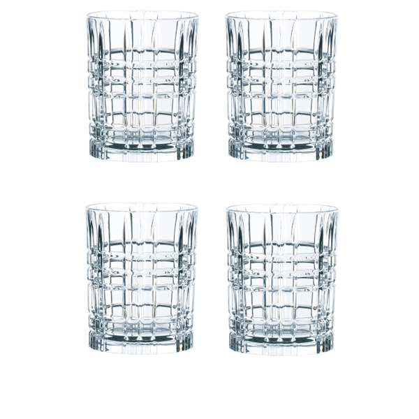 Nachtmann Square Set of 4 Tumblers