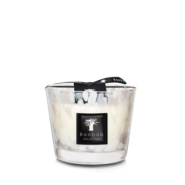 Baobab Collection White Pearls Small Candle