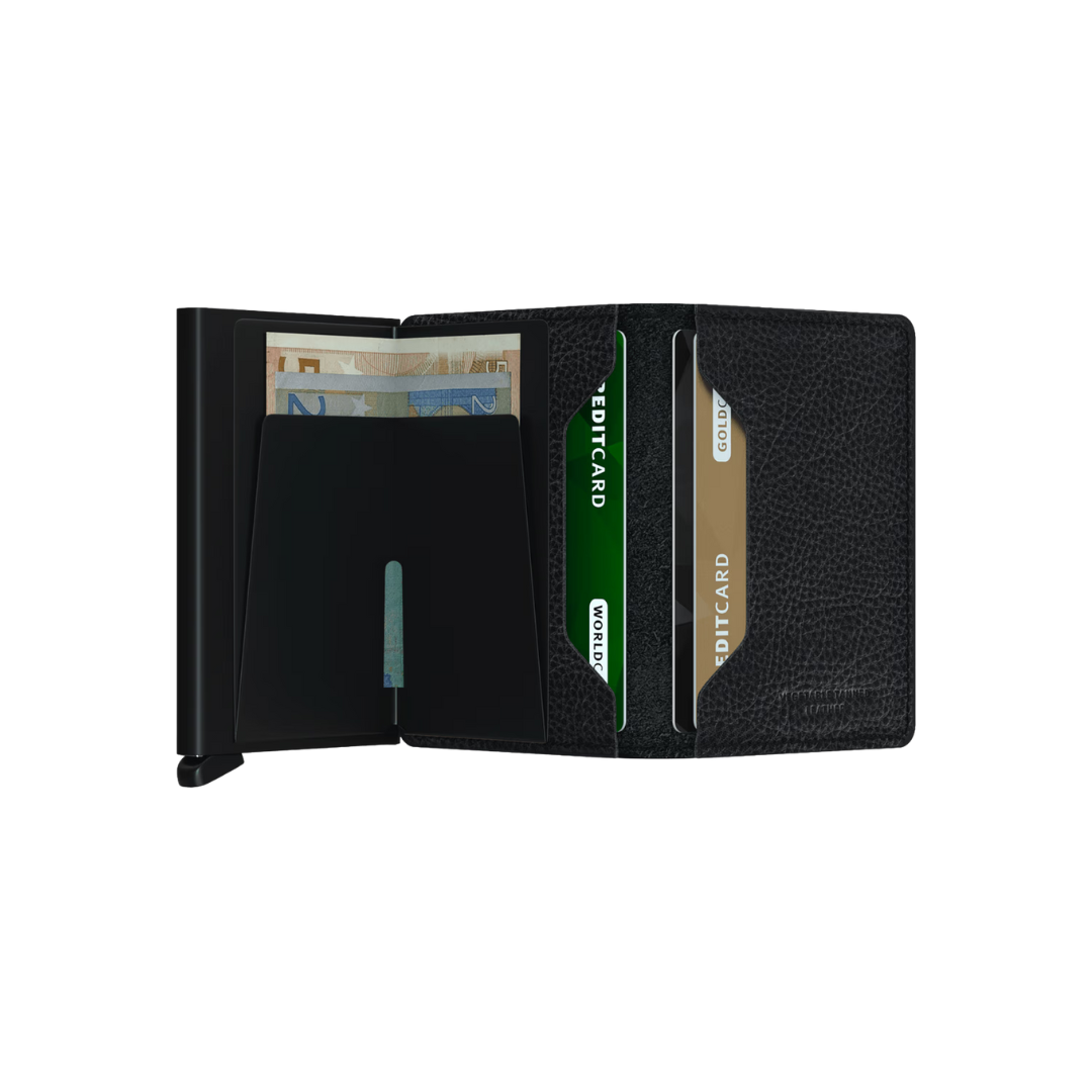 Secrid Black-Black Vegan Slimwallet