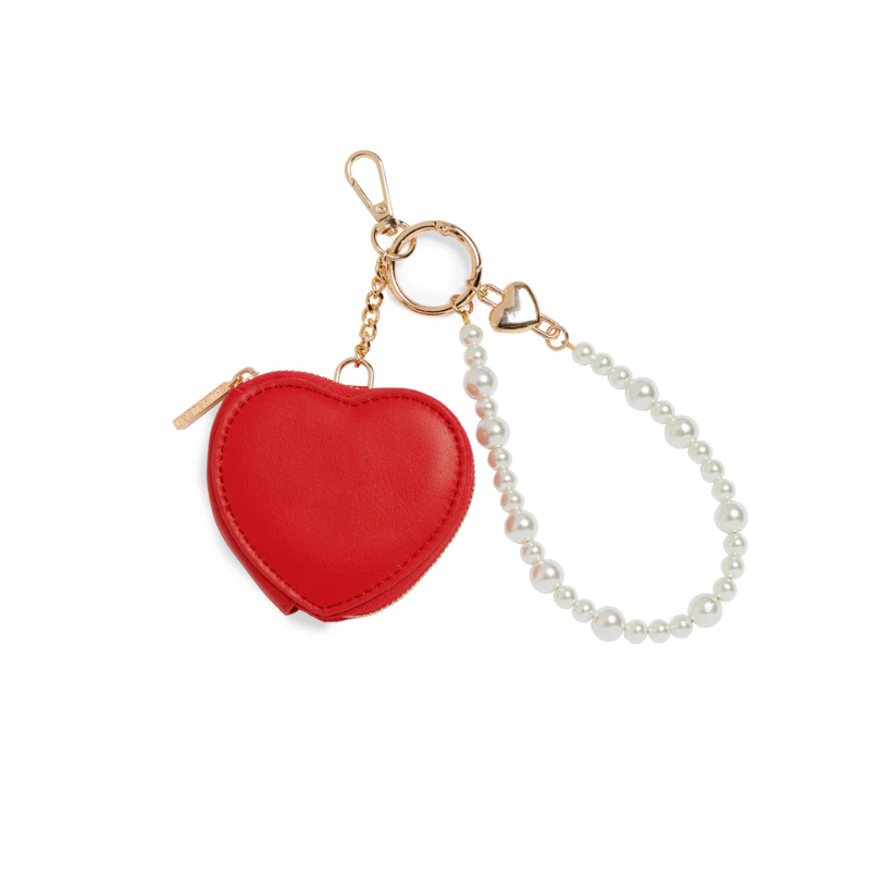 Heart Pouch Bag Charm