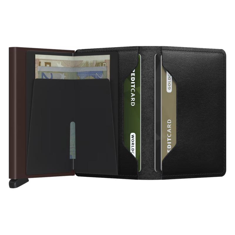 Secrid Black &amp; Brown Original Slimwallet