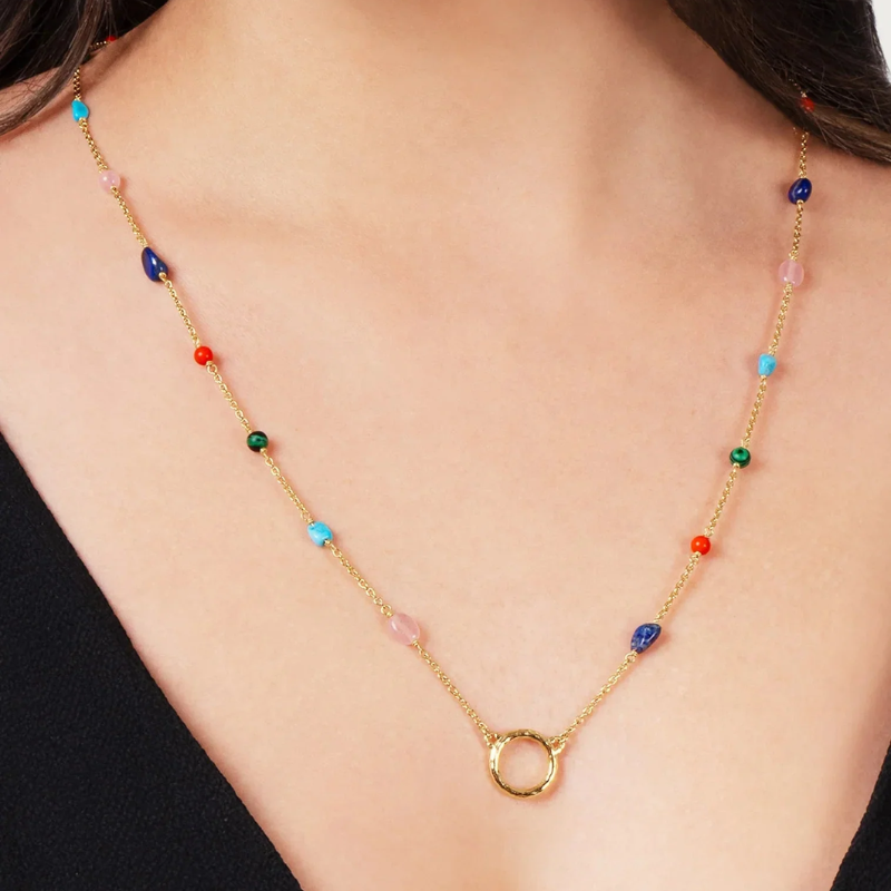 Anabel Aram Milos Long Chain Necklace