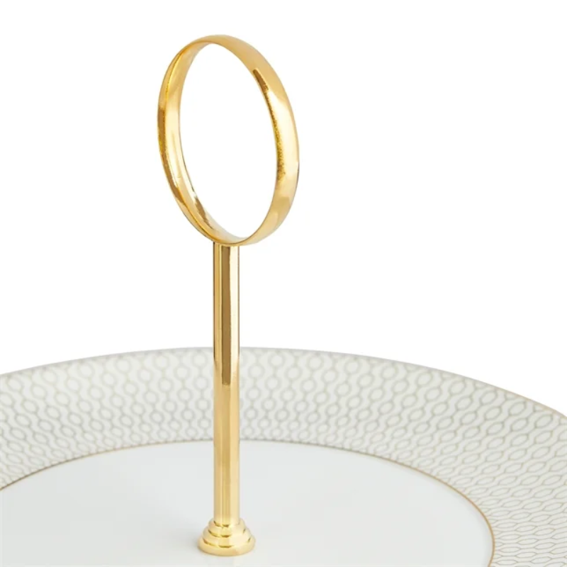 Gio Gold Two Tier Cake Stand
