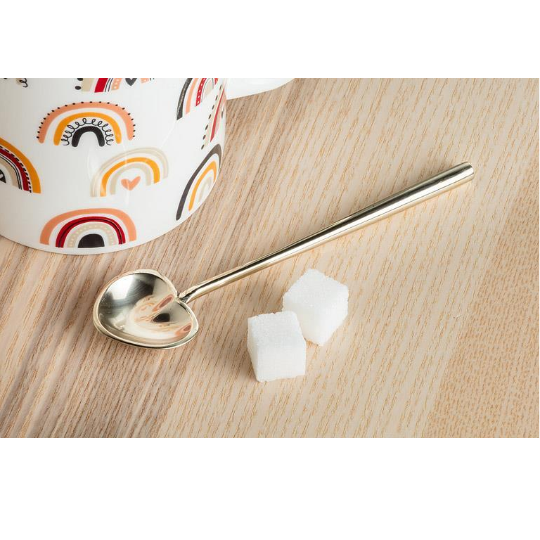 Gold Heart Spoon