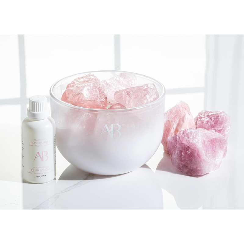 Aromabotanical Rose Quartz Fragrance Bowl