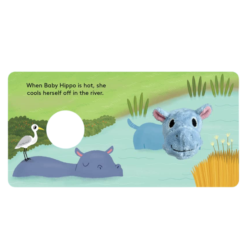 Baby Hippo Finger Puppet Book