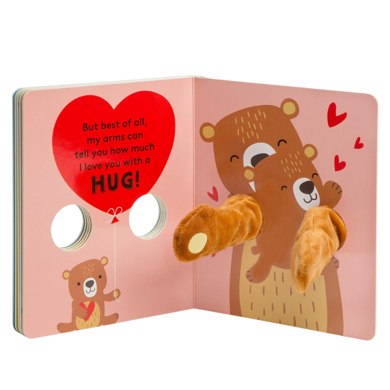 Hug Me Little Bear Puppet Book
