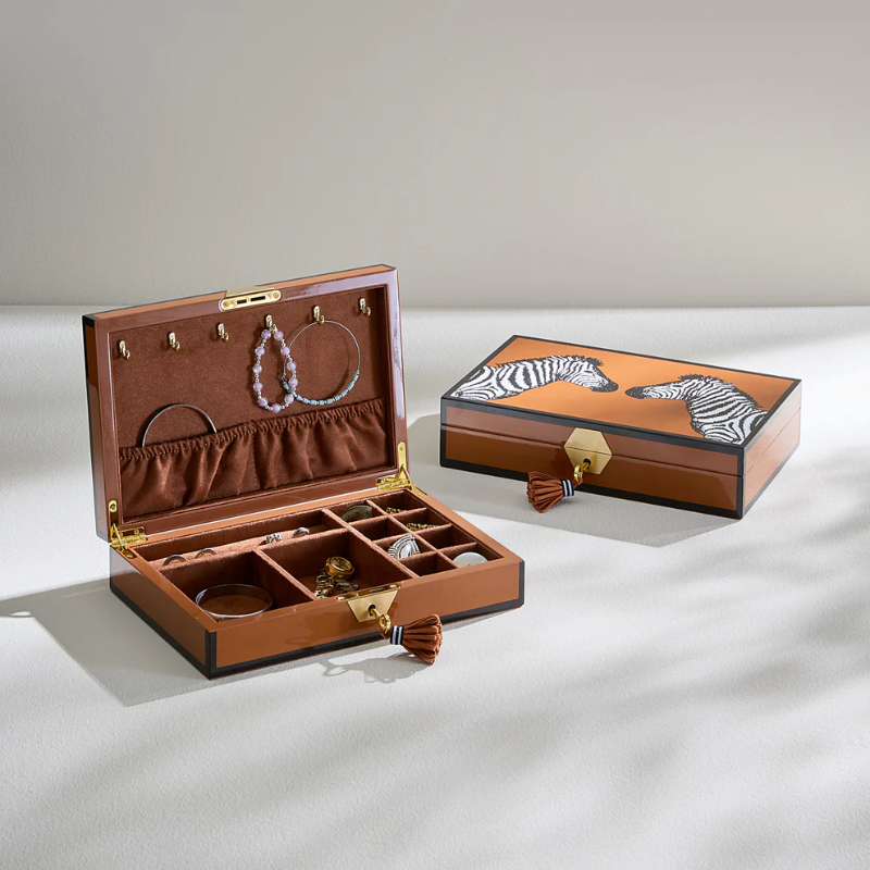 Jonathan Adler Zebra Jewelry Box