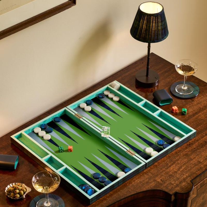 Addison Ross Tartan Backgammon