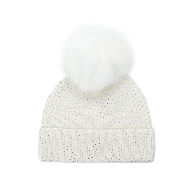 Sparkle Hat with Pompom
