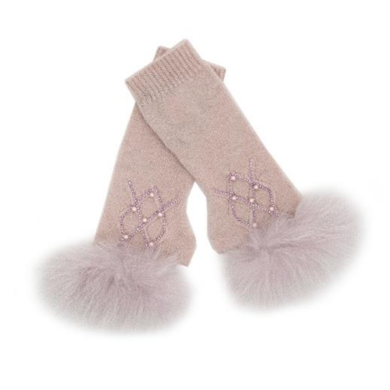 Diamond Weave Gloves Fox Trim