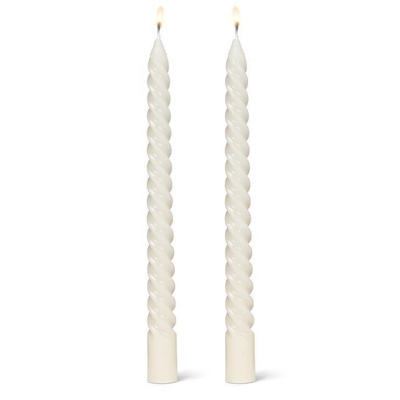 Tight Spiral Taper Candle