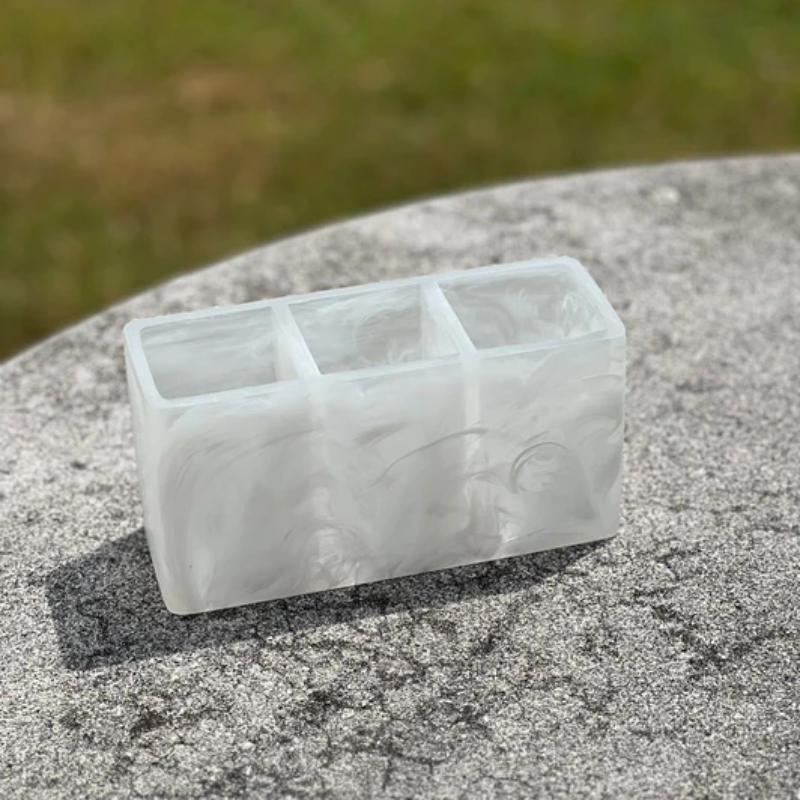 Marble Resin Utensil Holder