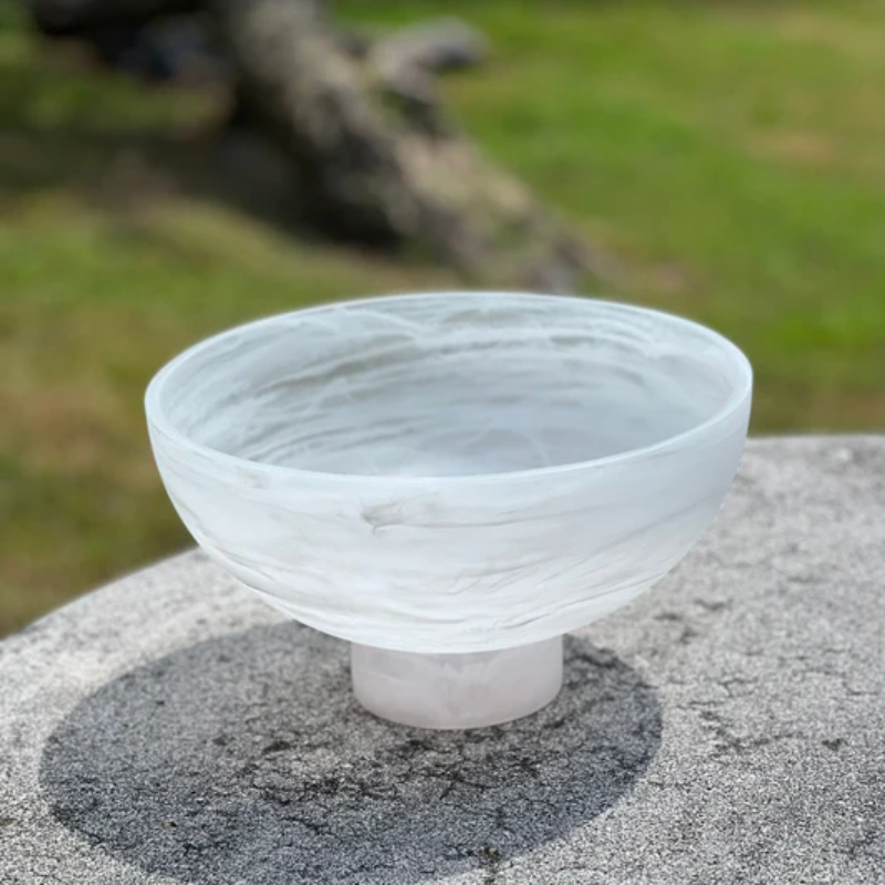 Marble Resin Salad Bowl