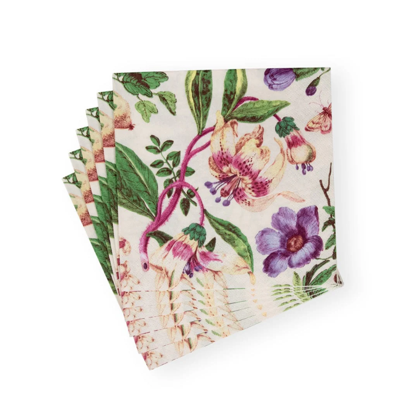 Ivory Porcelain Bloom Napkins