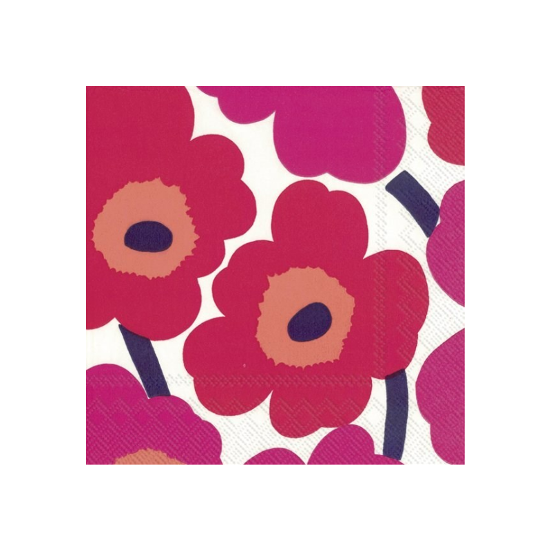 Marimekko Unikko Red Napkins