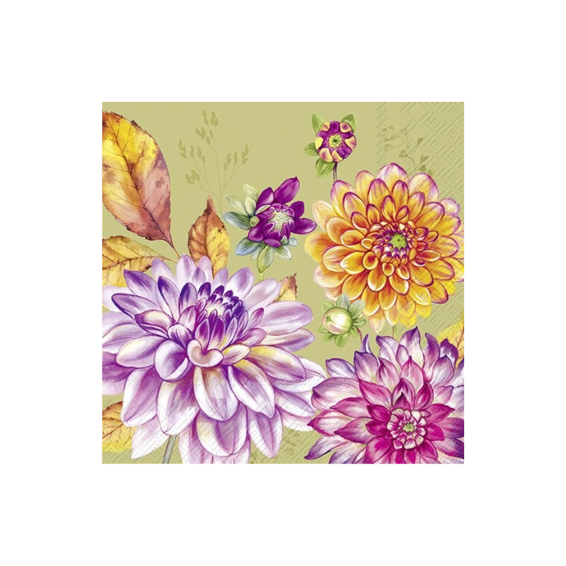 Dahlina Green Napkins