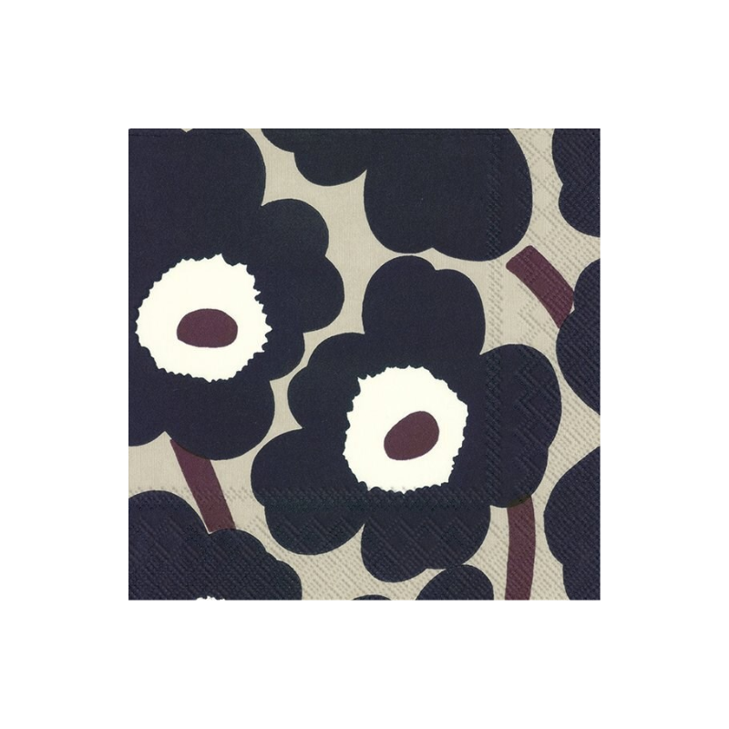 Marimekko Unikko Blue Napkins