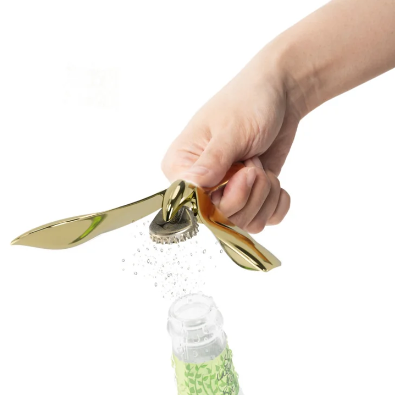Gold Tipsy Bottle Opener
