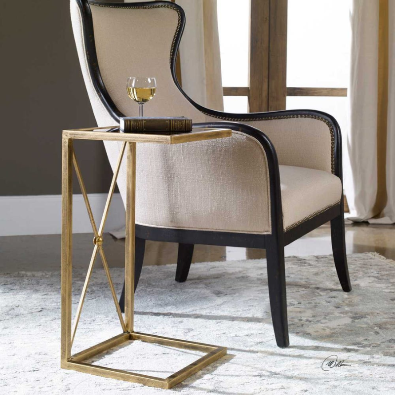 Maria Brass Side Table