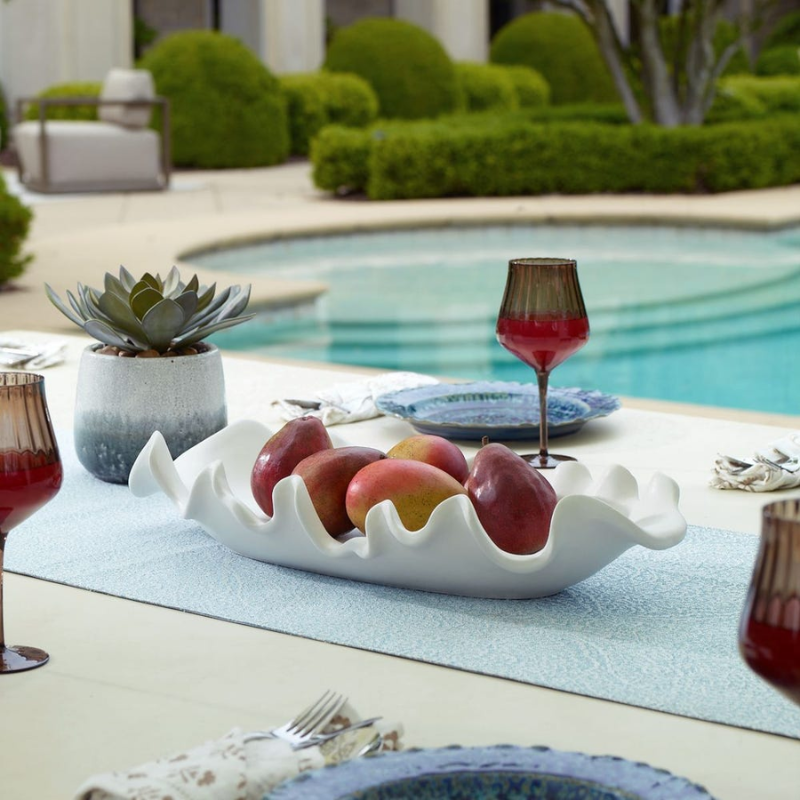 Ruffled Boat Bowl