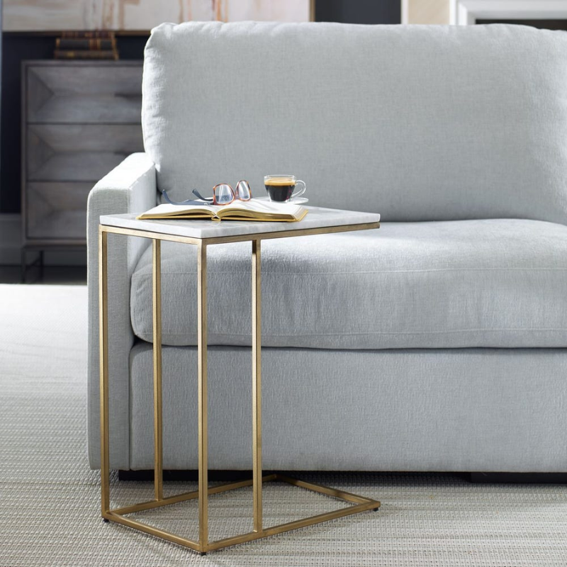 Marble & Gold Accent Table