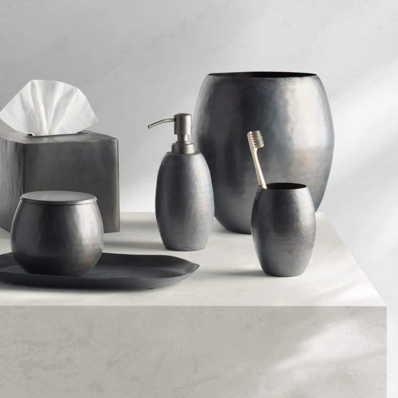 Black Nile Waste Basket - Boutique Marie Dumas