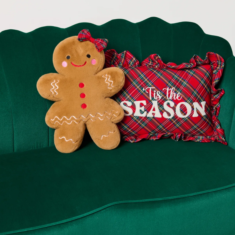 Tis The Season Plaid Pillow