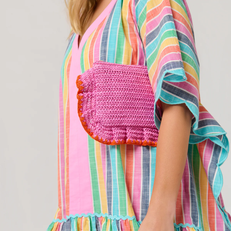 Pink Arabella Zip Pouch