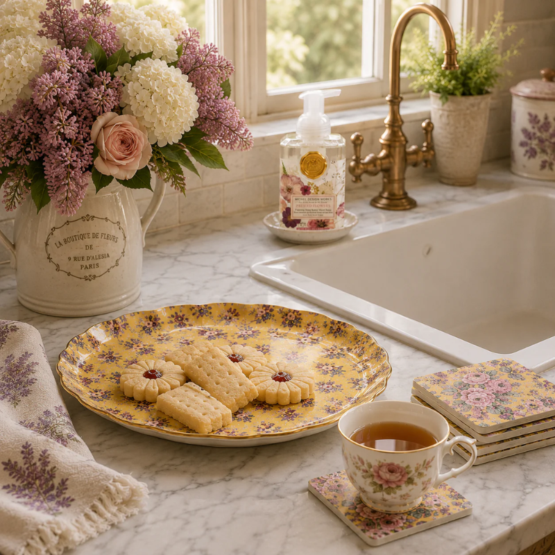 Pressed Flowers Foarming Soap