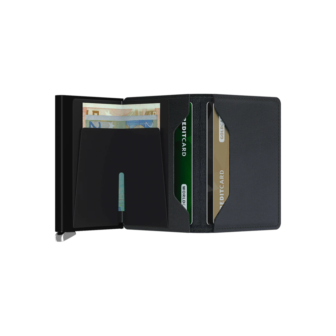 Secrid Emboss Lines Black Slimwallet