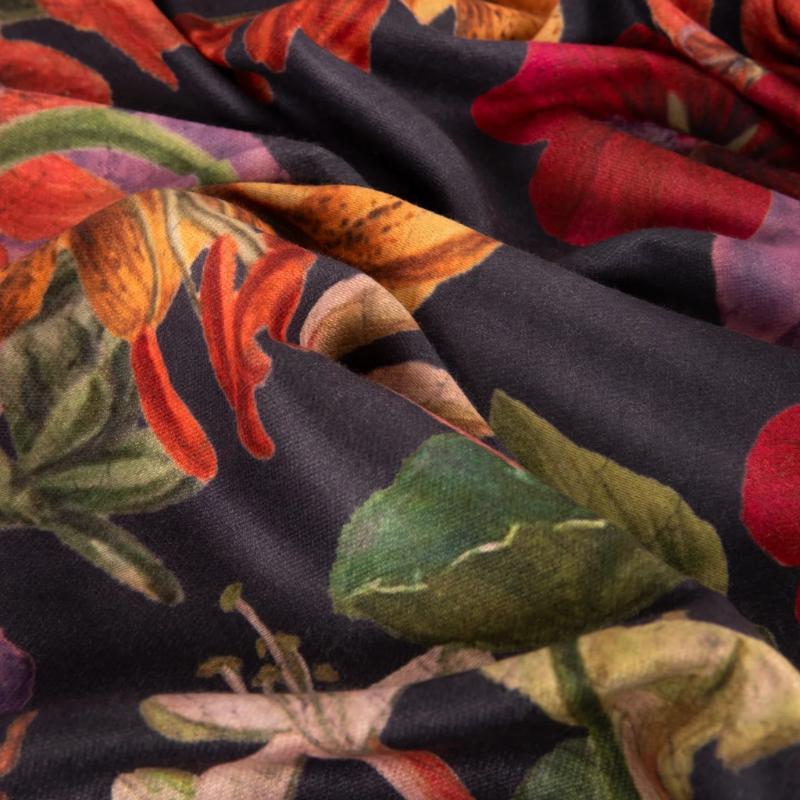 Midnight Posy Lux Scarf