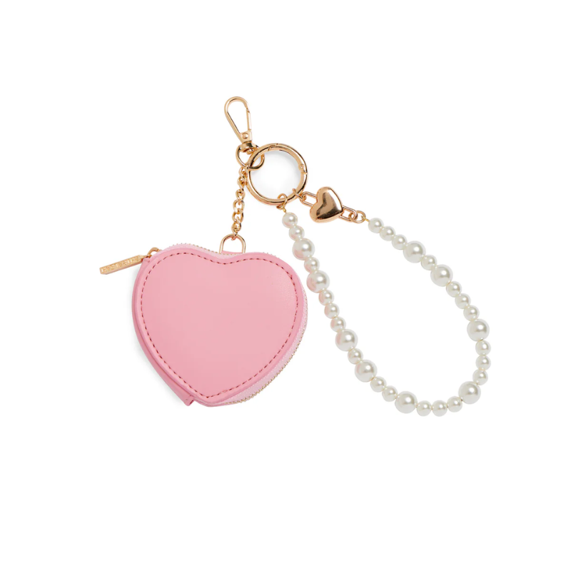 Heart Pouch Bag Charm