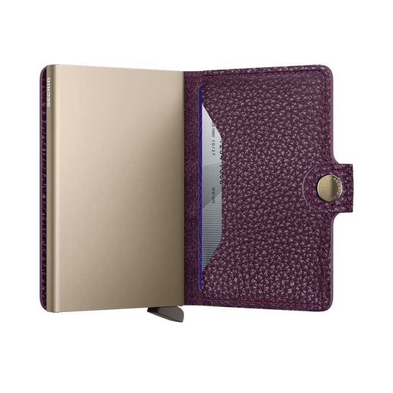 Secrid Pebble Grape Miniwallet