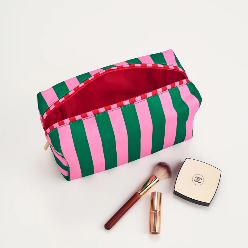 Green Stripe Pouch