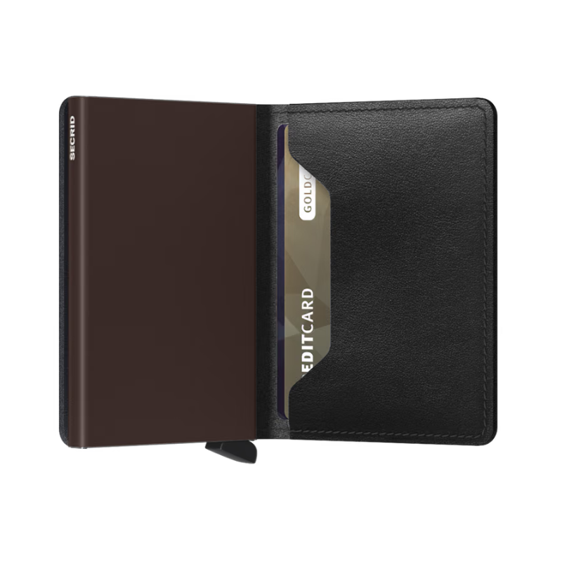 Secrid Black &amp; Brown Original Slimwallet
