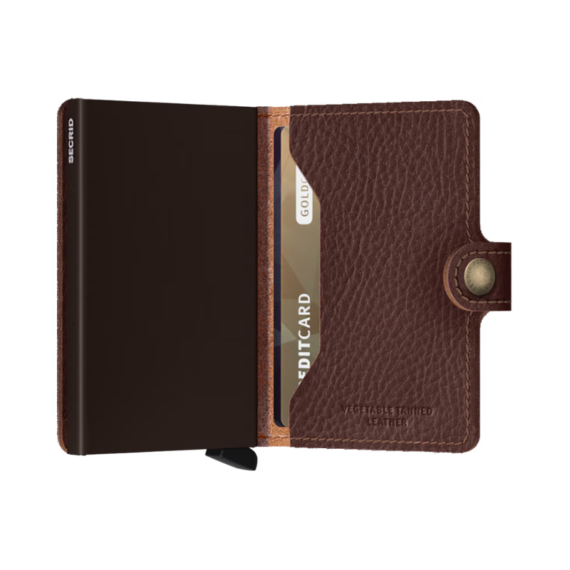 Secrid Espresso Brown Veg Miniwallet