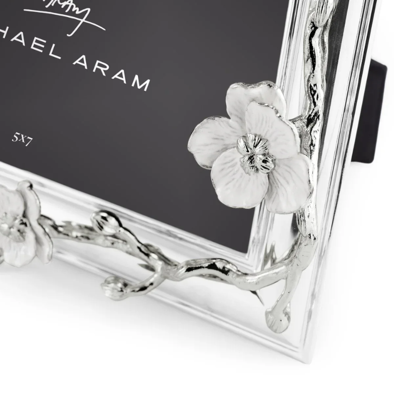 Michael Aram Silver Orchid 5x7 Frame