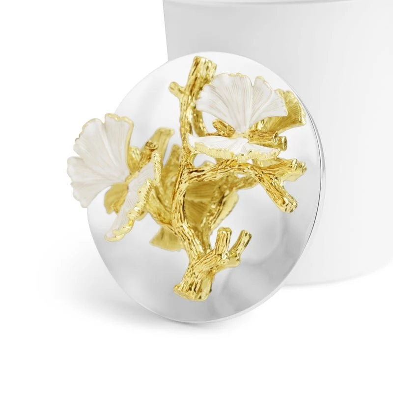 Michael Aram Small Gold Butterfly Ginkgo Candle