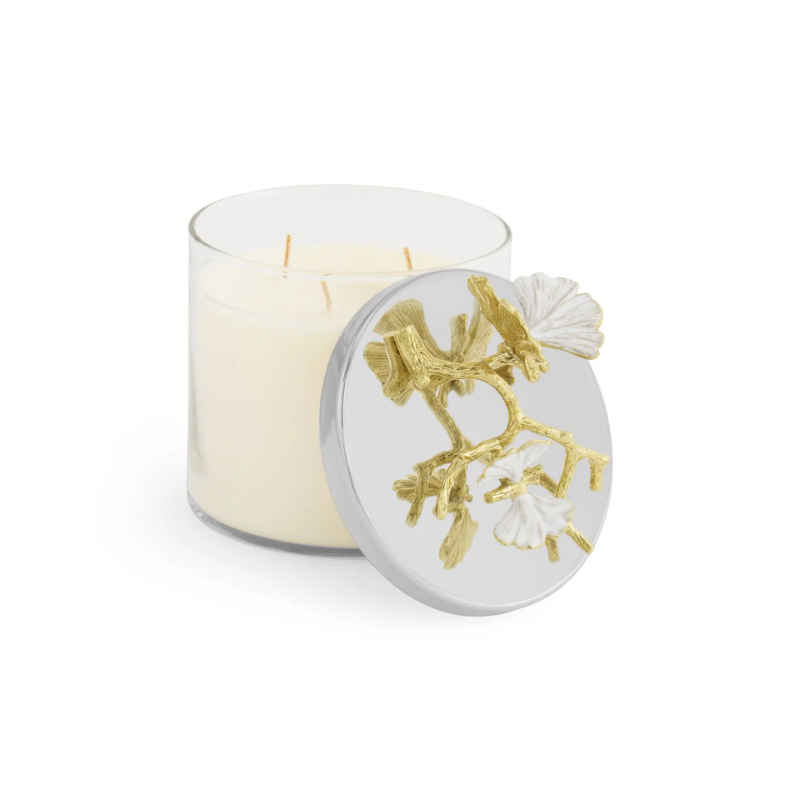 Michael Aram Butterfly Ginkgo Gold Candle