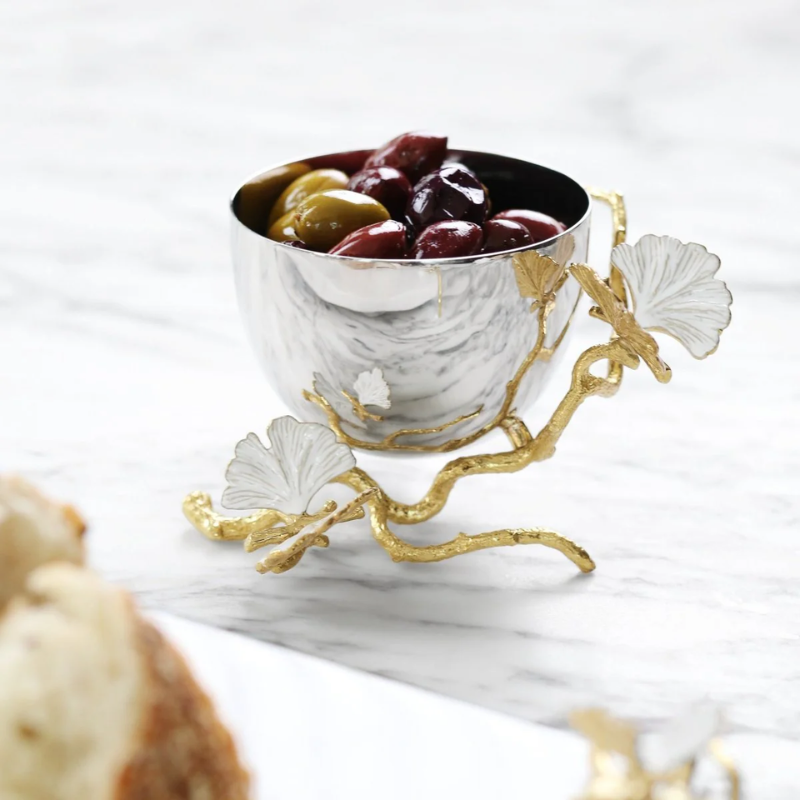 Michael Aram Butterfly Ginkgo Gold Nut Bowl