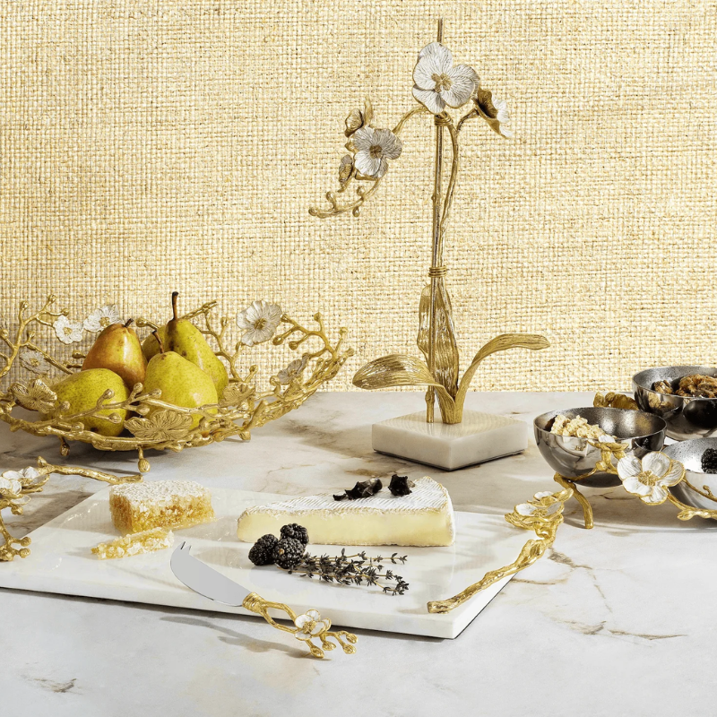 Michael Aram Orchid Cheeseboard with Knife