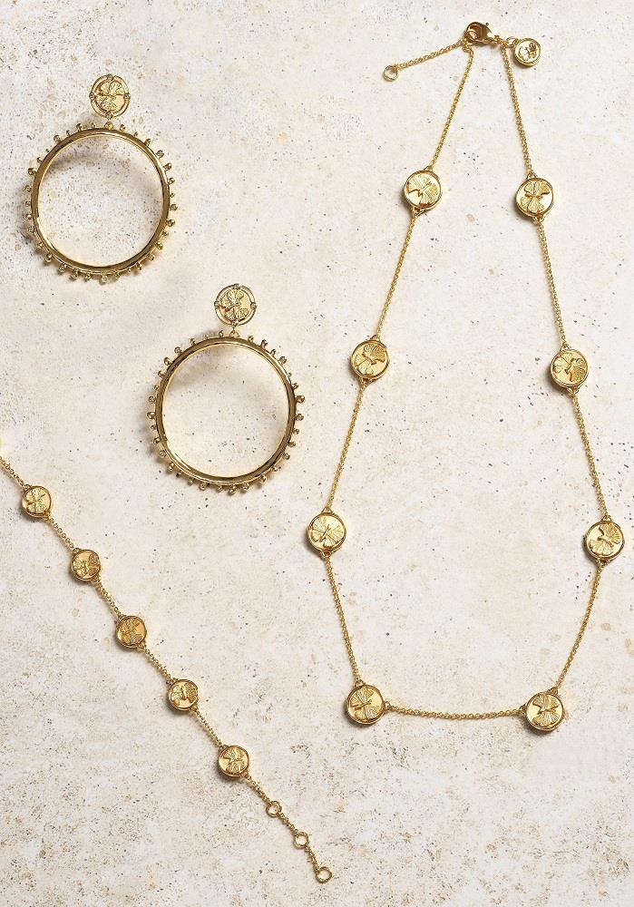 Anabel Aram Butterfly Coin Necklace