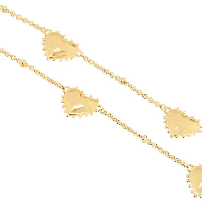Anabel Aram Heart Station Necklace